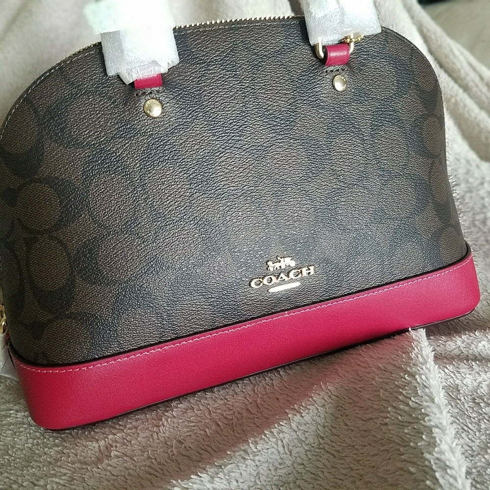**SOLD** New Coach Mini Sierra Satchel Handbag F27583